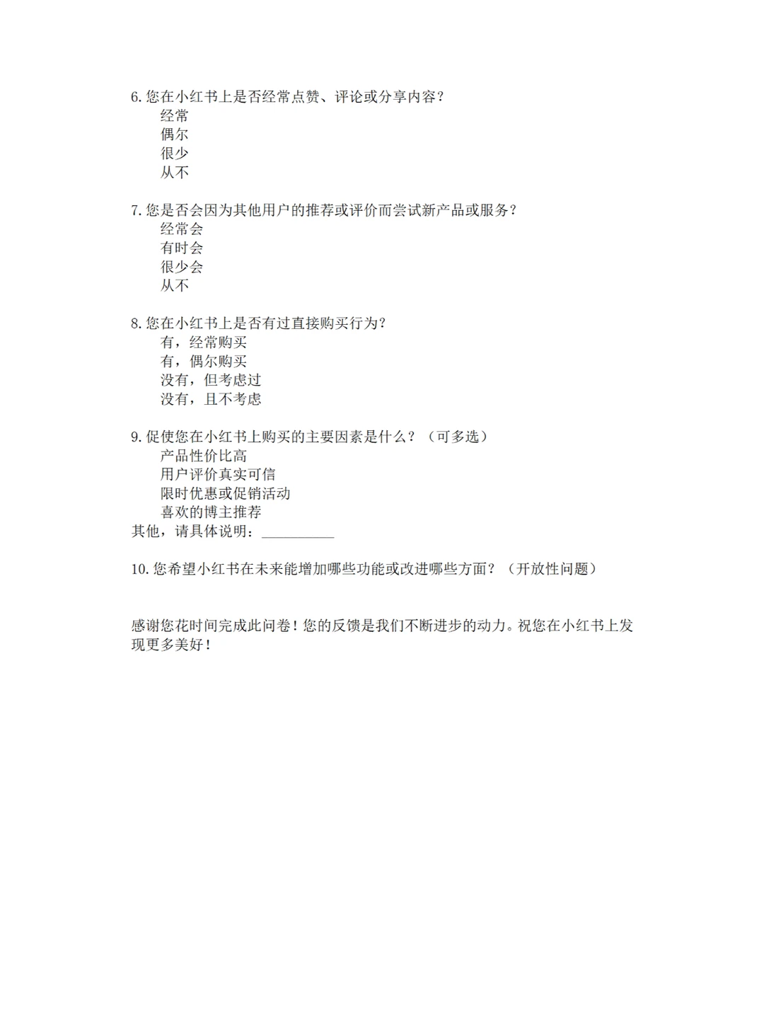 小红书活跃用户调研报告