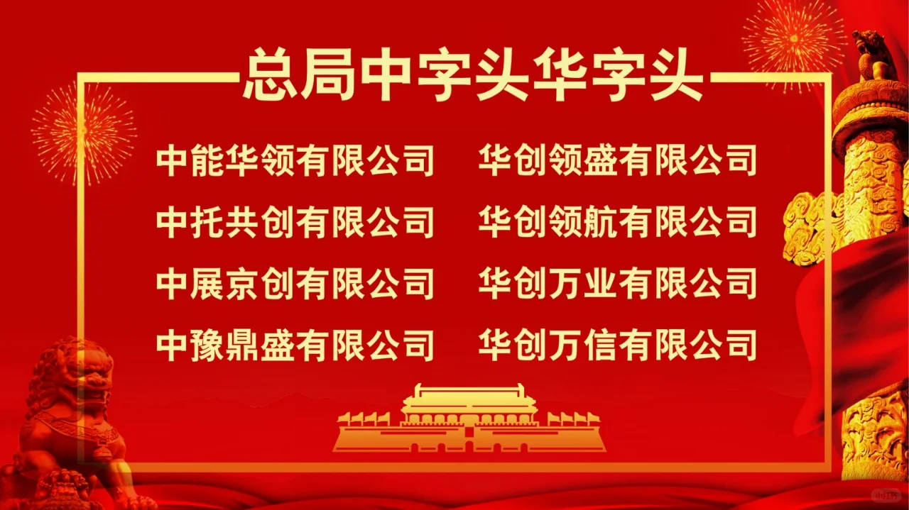 国家局无区域中字头无行业控股集团科技