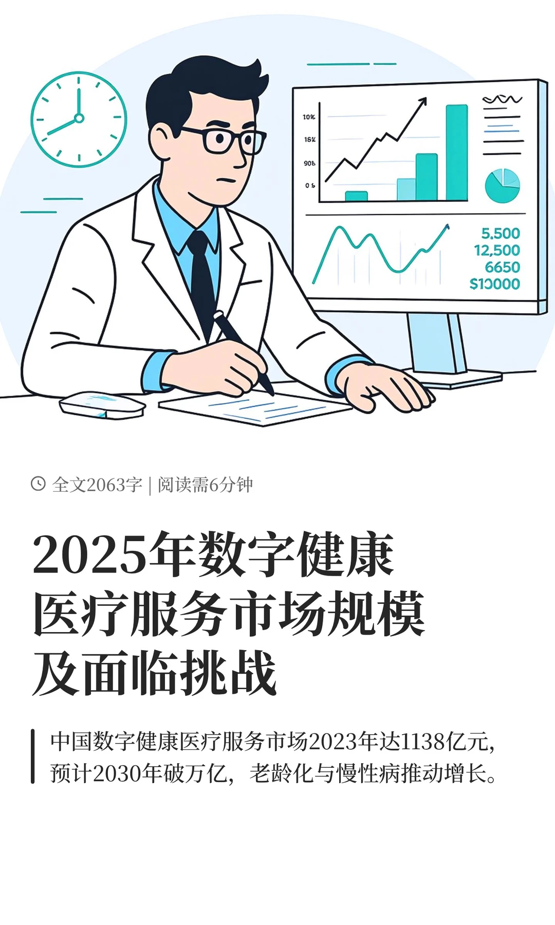 2025年数字健康医疗服务市场规模及面临挑