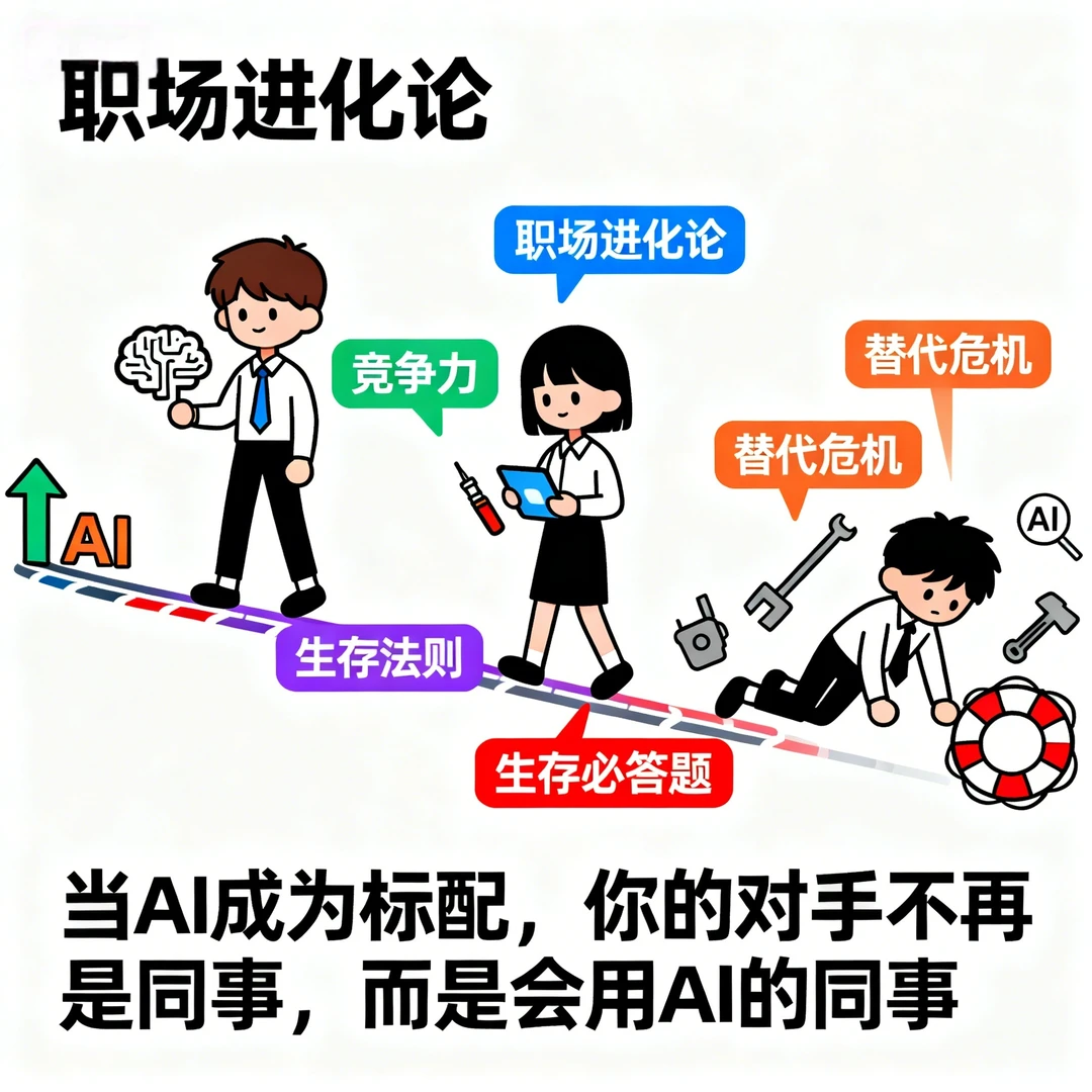不会用AI的人，未来五年会成为职场新文盲