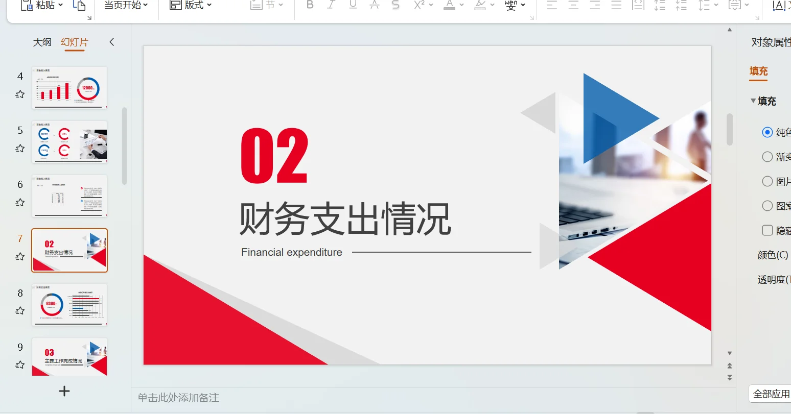 财务年终总结报告