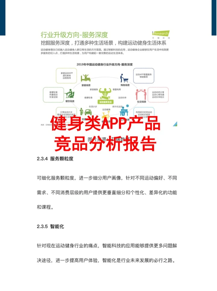 健身类APP产品竞品分析报告