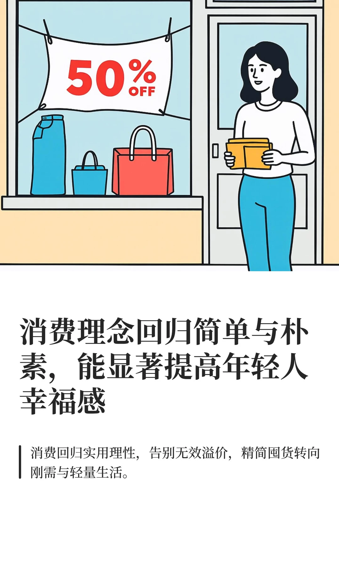 消费理念回归简单与朴素，能显著提高年轻人