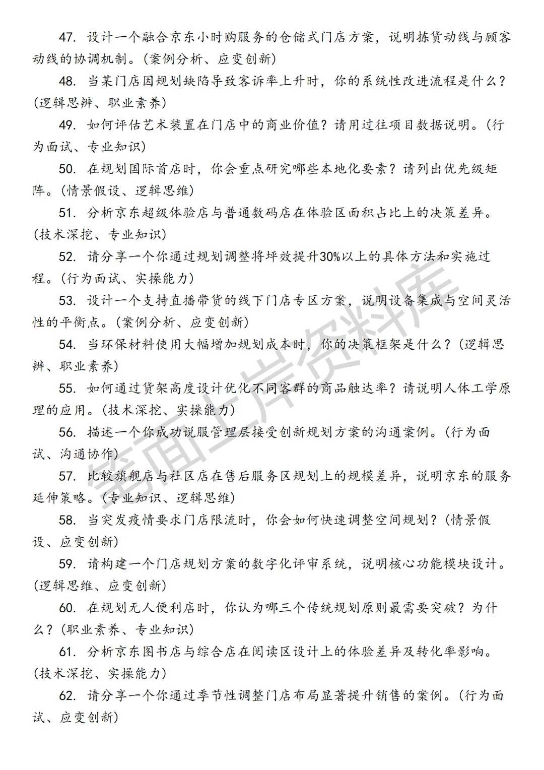 零售业京东门店规划