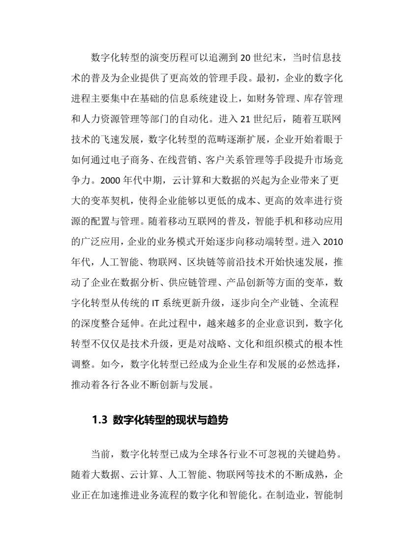2025年数字化转型行业调研分析报告
