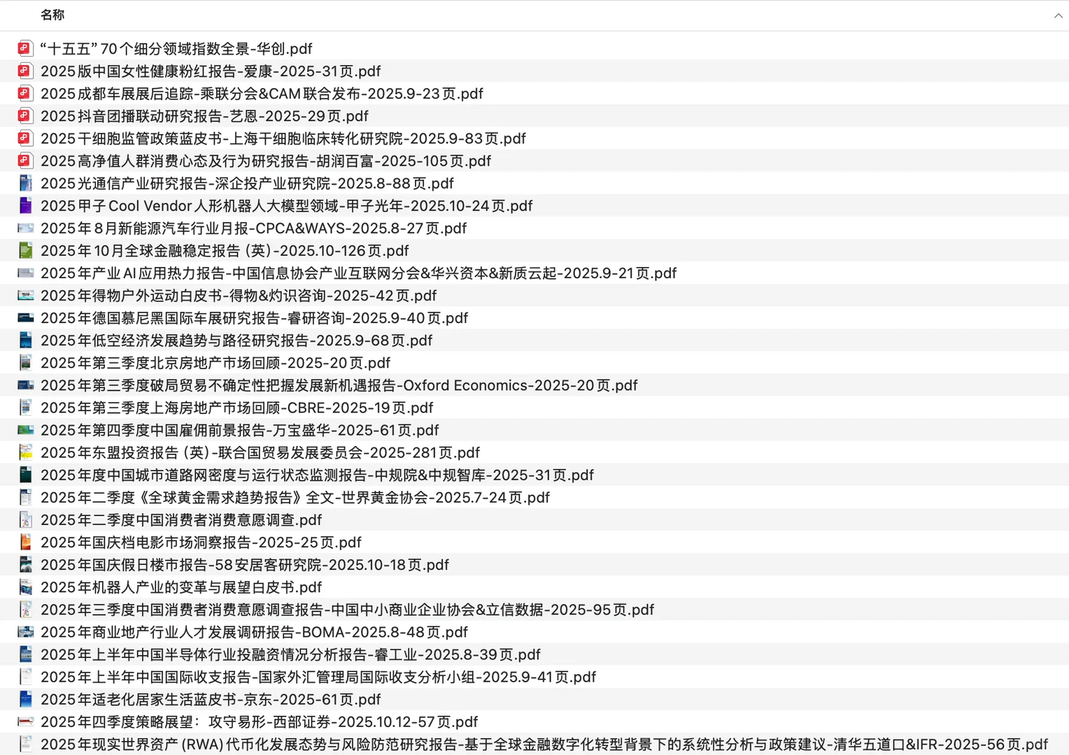 135+全球行业研究分析报告！赶紧收藏！