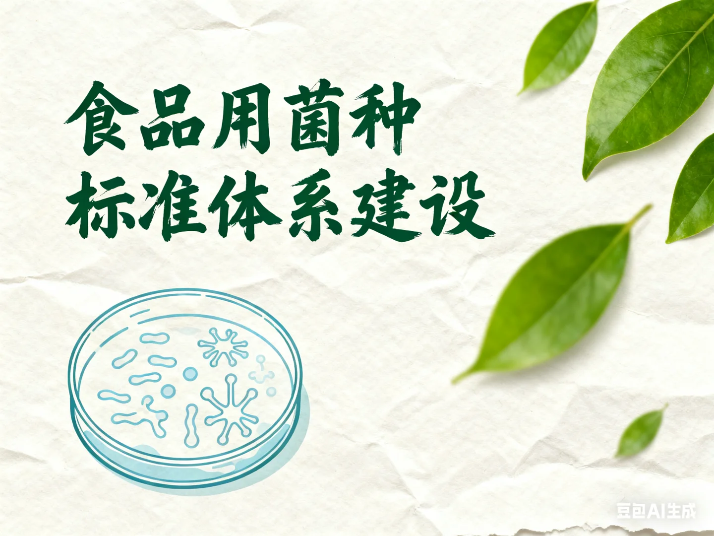 食品用菌种标准体系建设