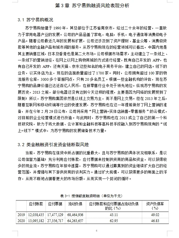 听我的,会计论文找不到公司就写苏宁易购