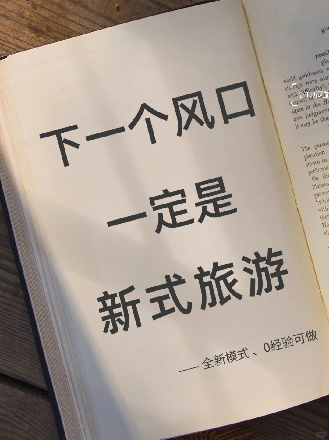 下一个风口?是“新式旅游”,闷声变富婆