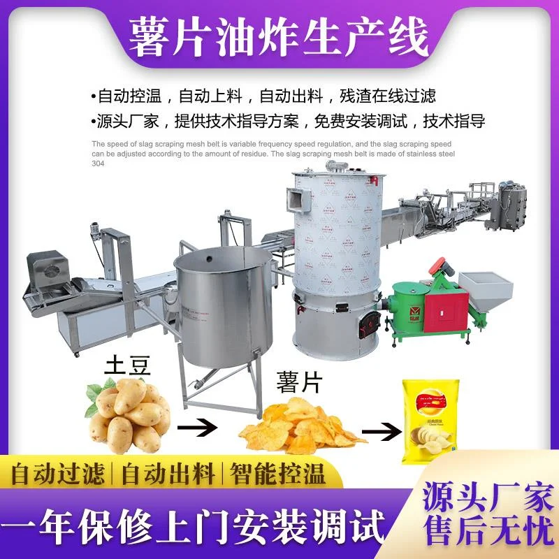 2025诸城油炸薯片流水生产线公...