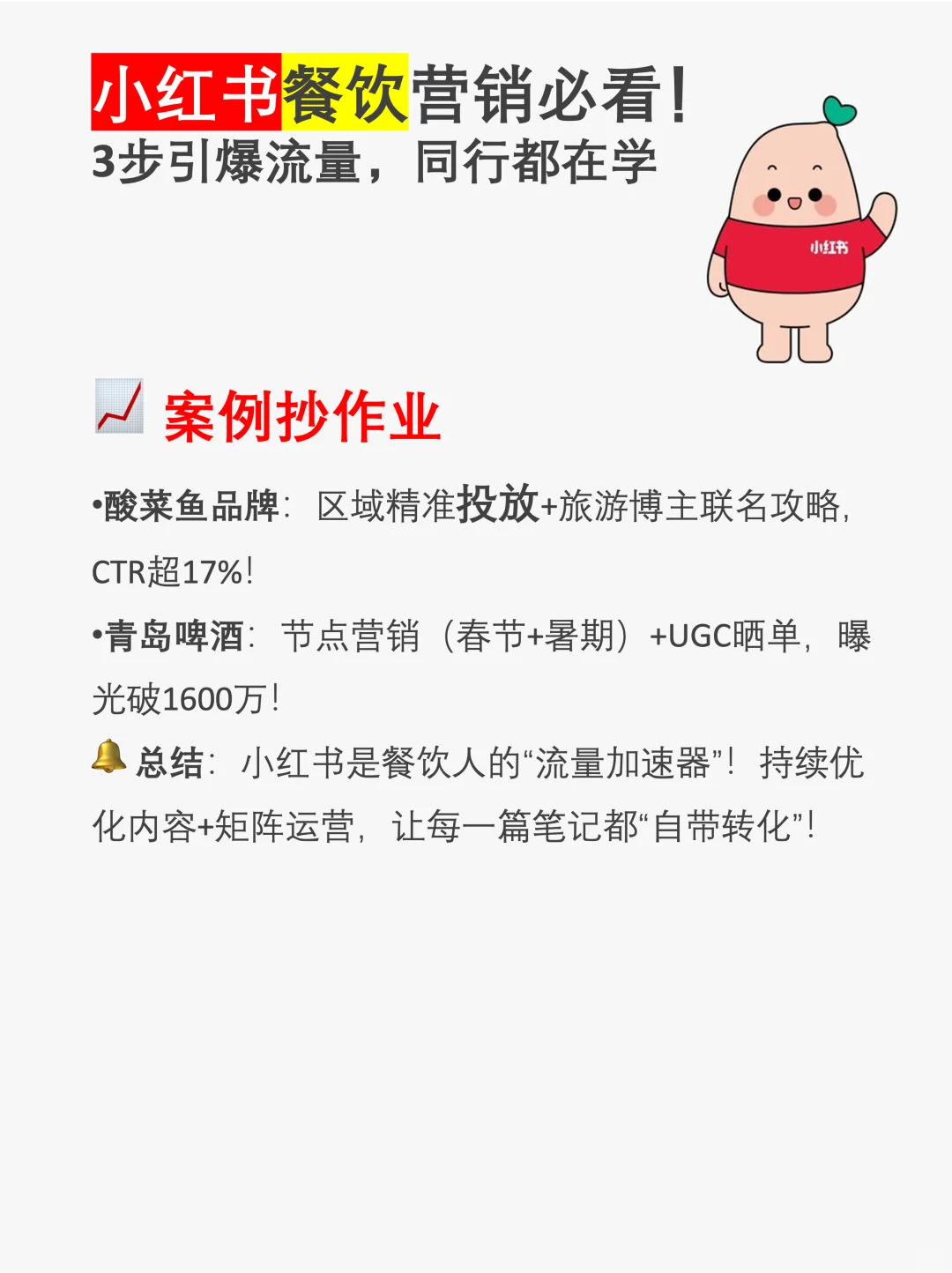 小红书餐饮营销必看!同行都在学