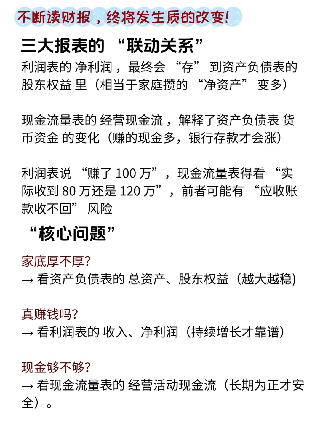 如何5分钟内快速读懂上市公司财报？