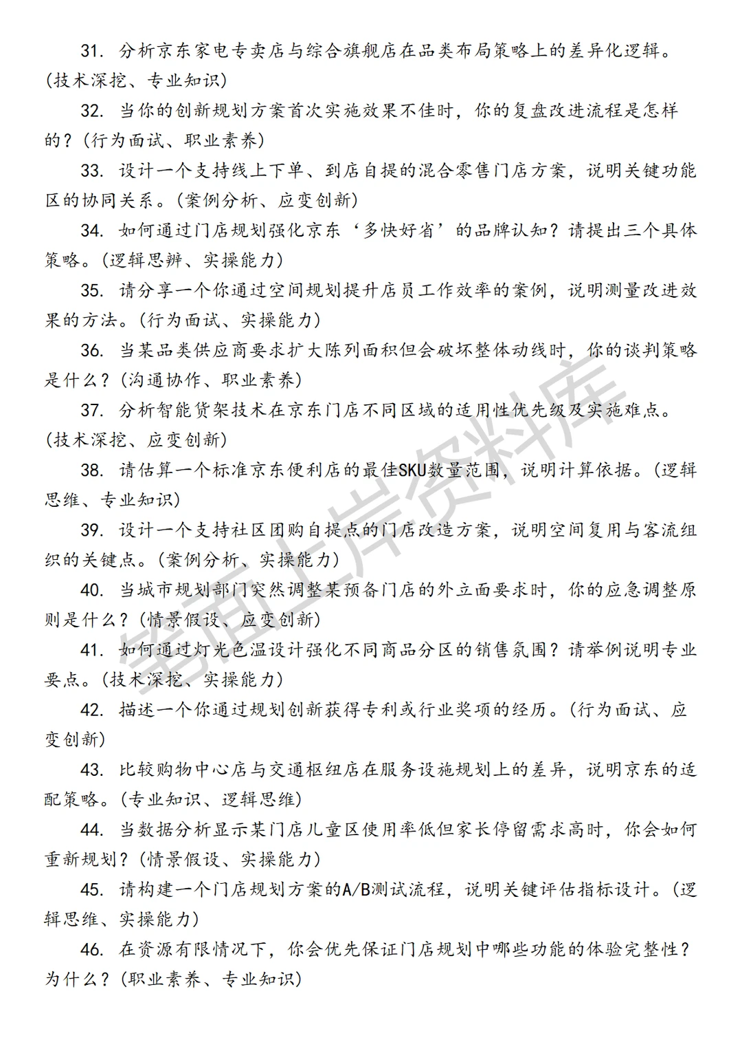 零售业京东门店规划