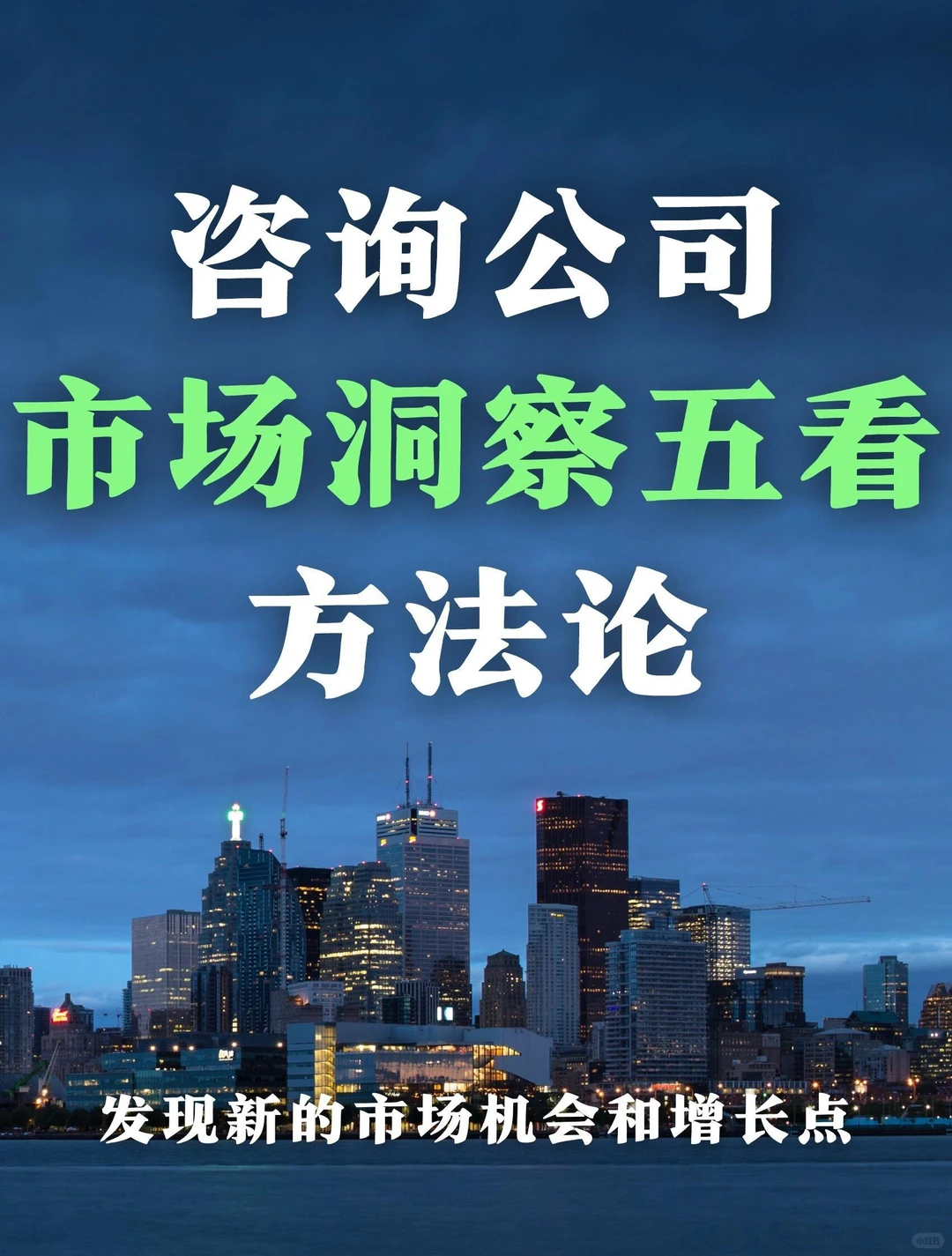 战略管理|咨询公司市场洞察五看方法论手册