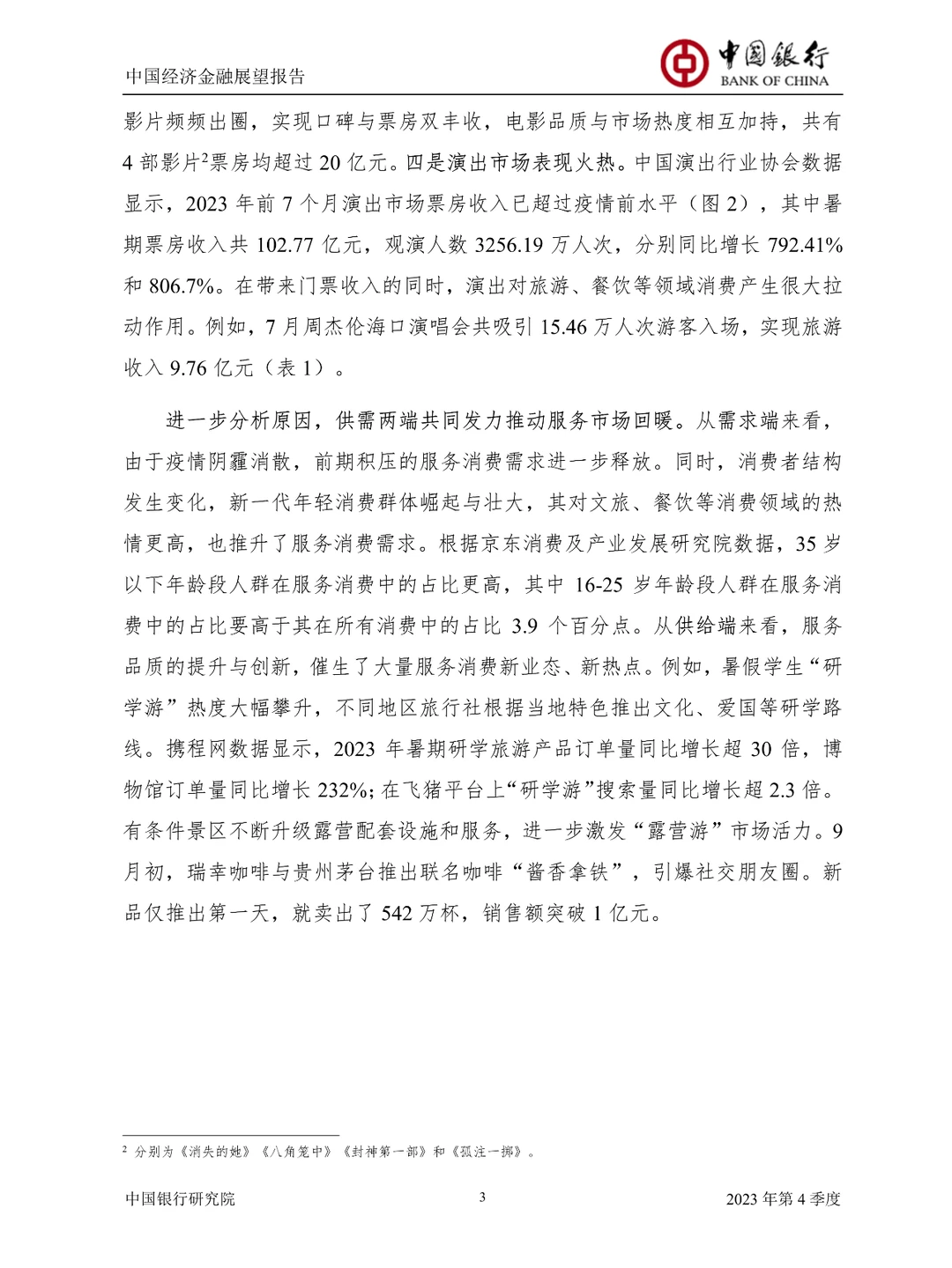 2023中国经济金融展望报告