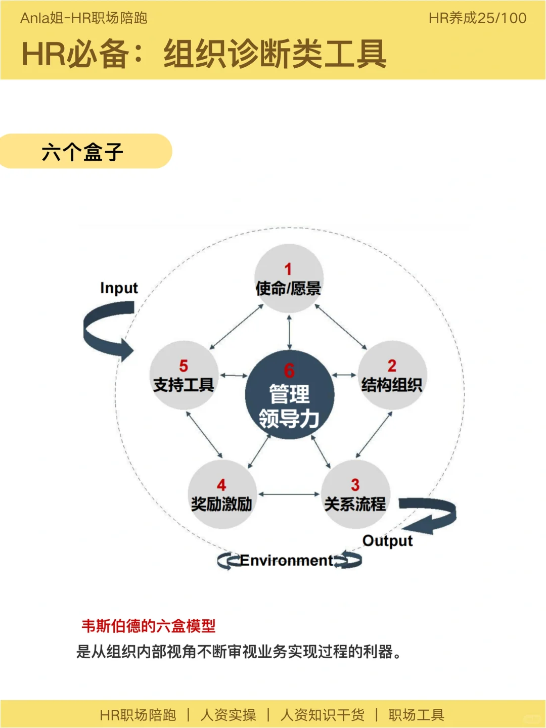 高阶HR必备:战略洞察,组织诊断,变革模型