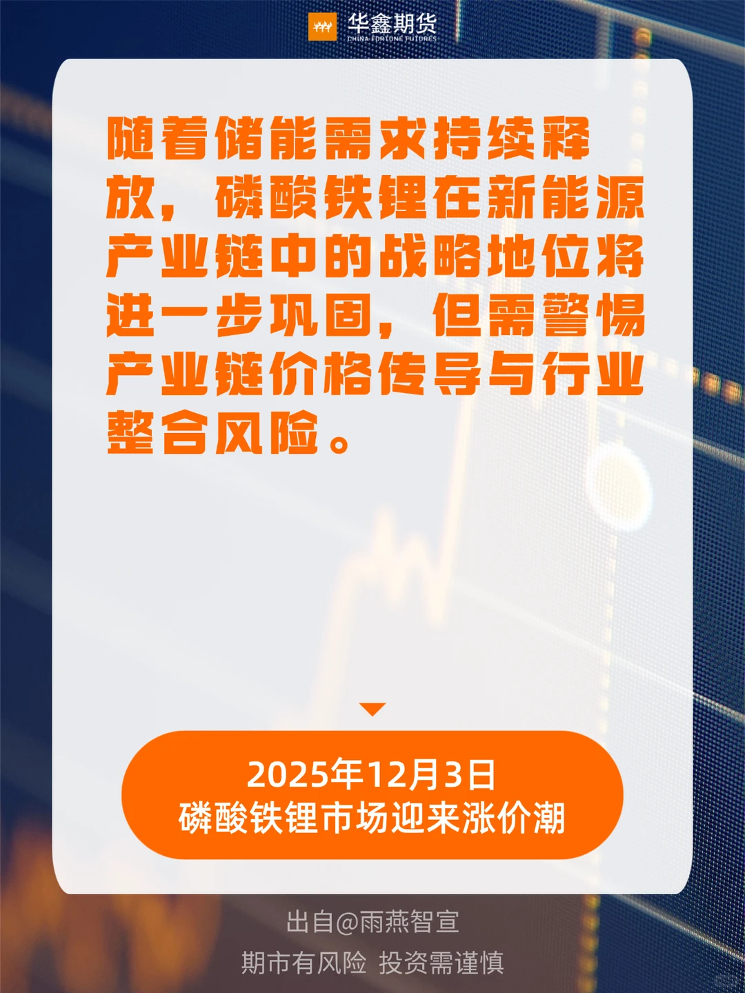 磷酸铁锂市场涨价潮来袭