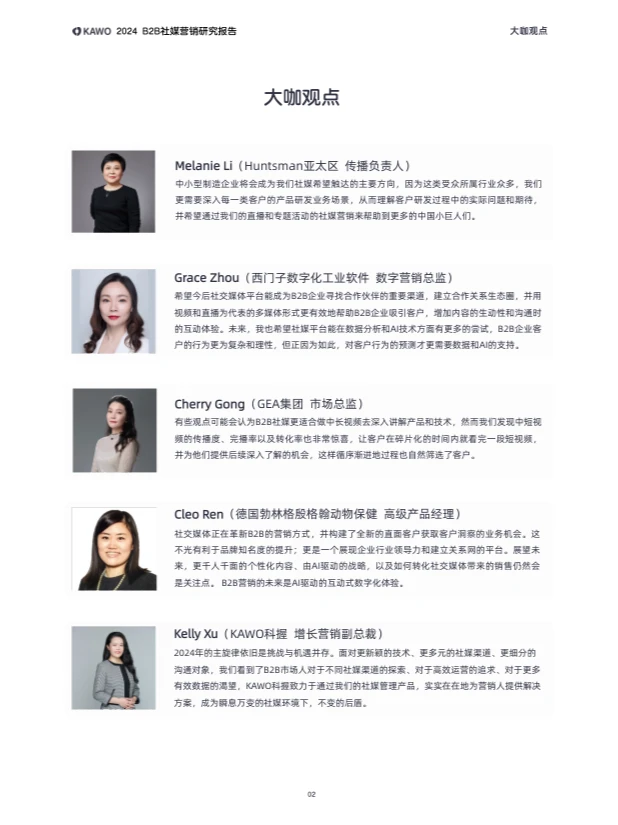 2024 B2B社媒营销研究报告