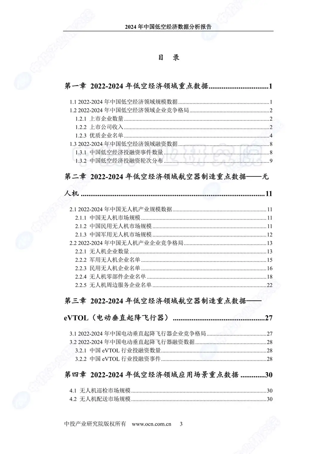 2024年中国低空经济数据分析报告