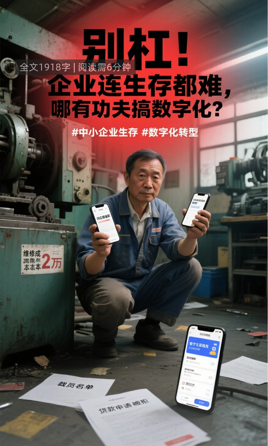 别杠！企业连生存都难，哪有功夫搞数字化？