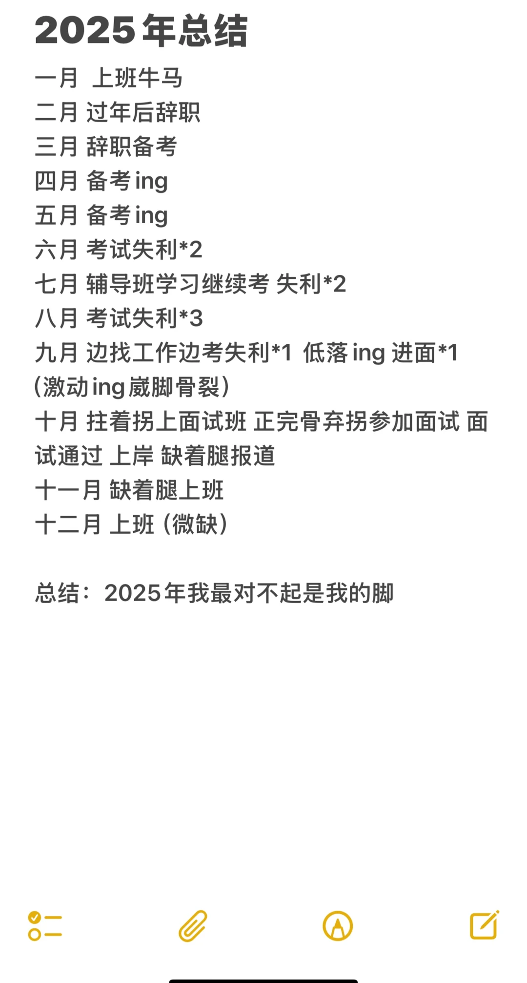 总结我的2025年