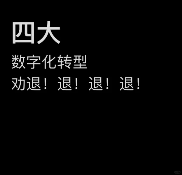 四大er 数字化转型劝退