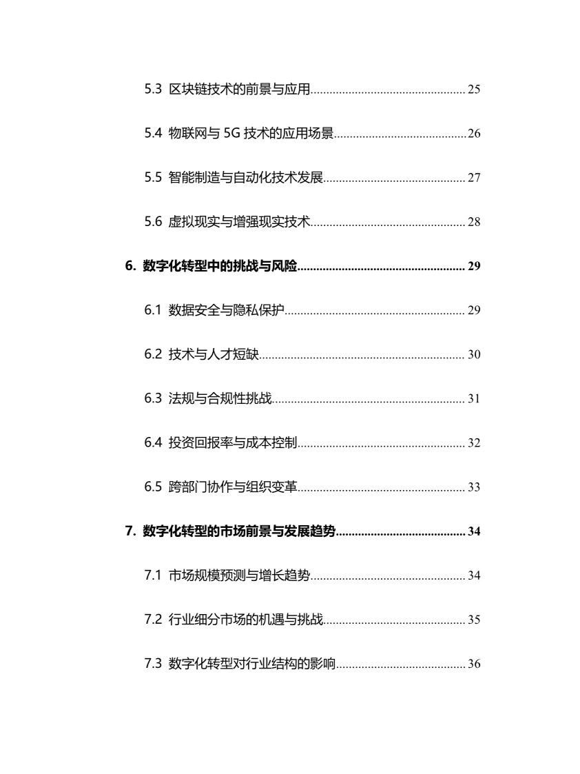 2025年数字化转型行业调研分析报告