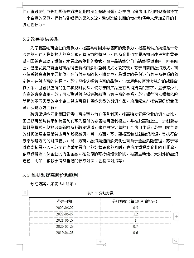 听我的,会计论文找不到公司就写苏宁易购
