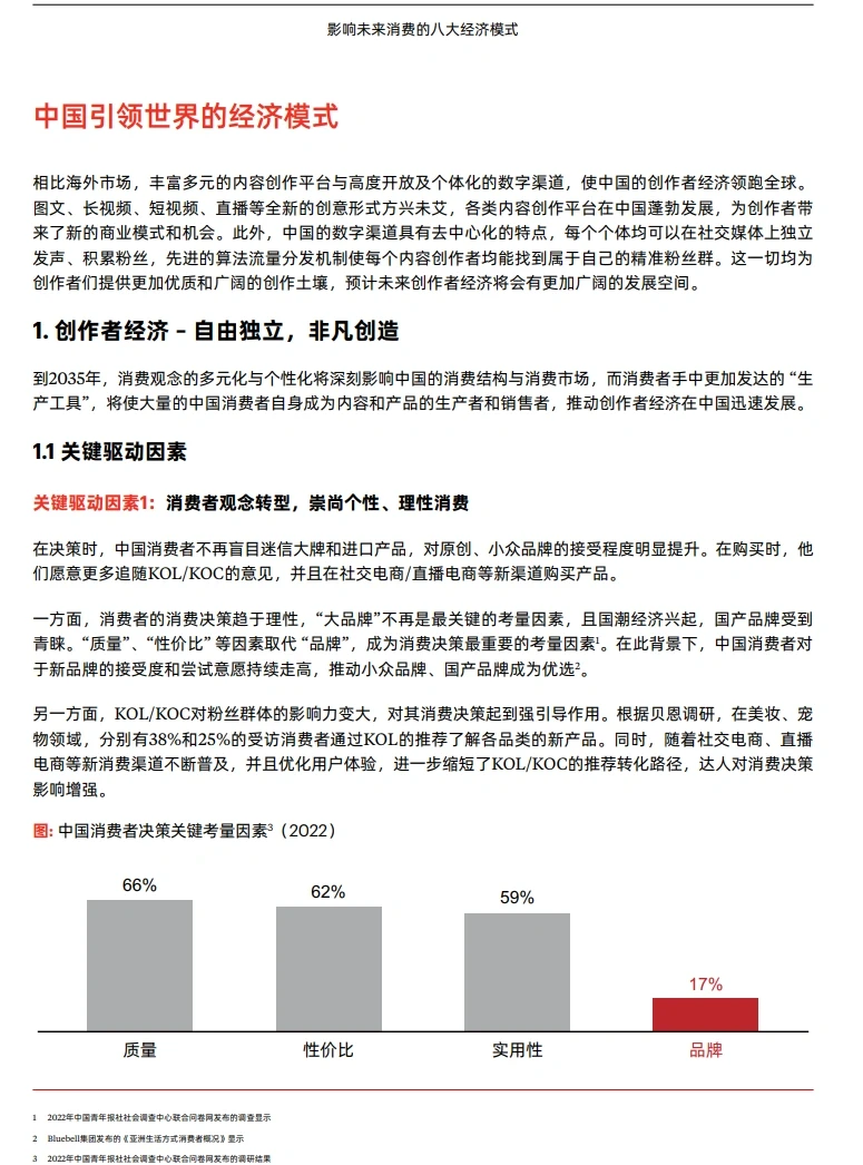 影响未来消费的八大经济模式
