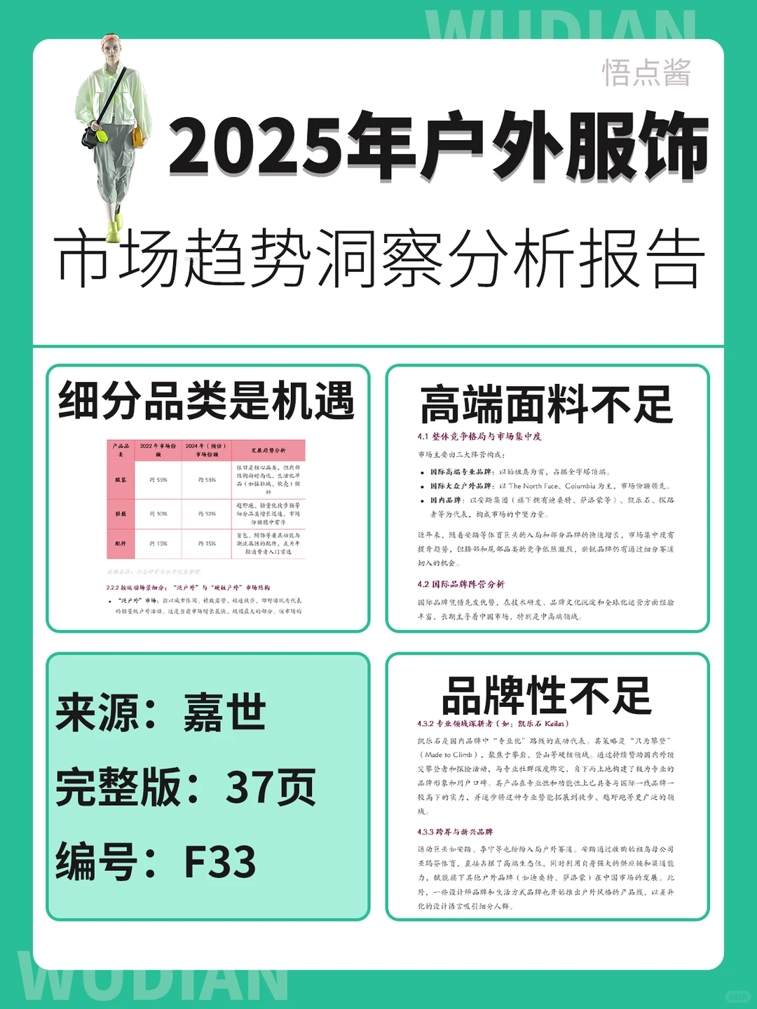 2025年中国户外服饰市场洞察分析报告