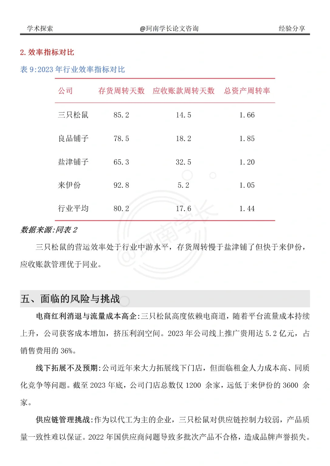 三只松鼠财务分析报告，真的不难写啊啊啊