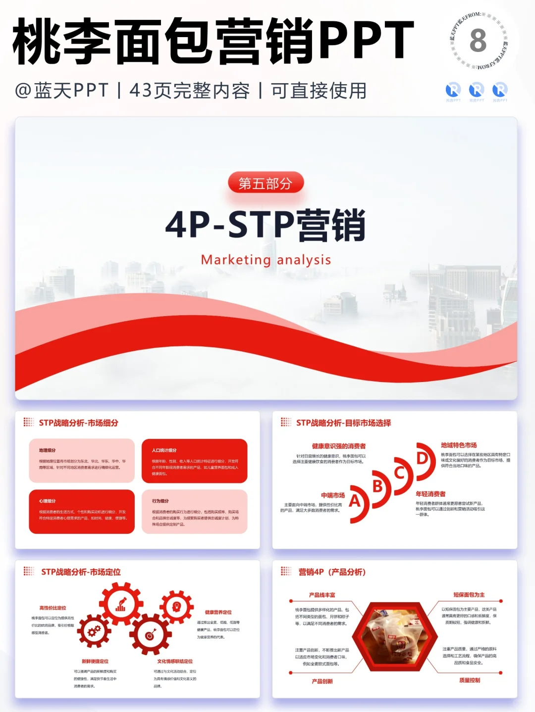 【291】桃李面包战略分析品牌营销策略PPT