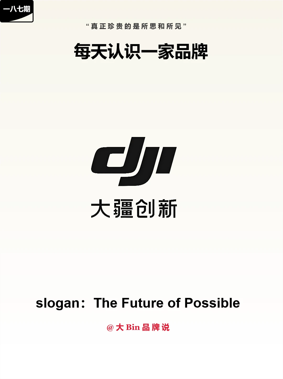 每天认识一家品牌，第一百八十七期｜大疆