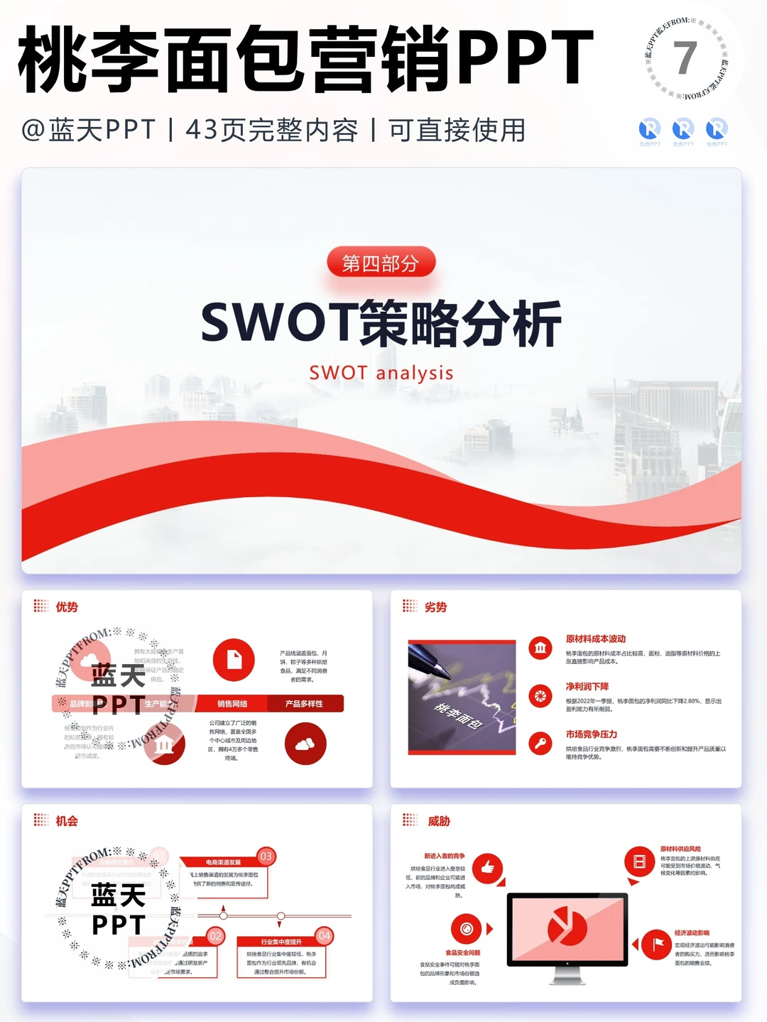 【291】桃李面包战略分析品牌营销策略PPT