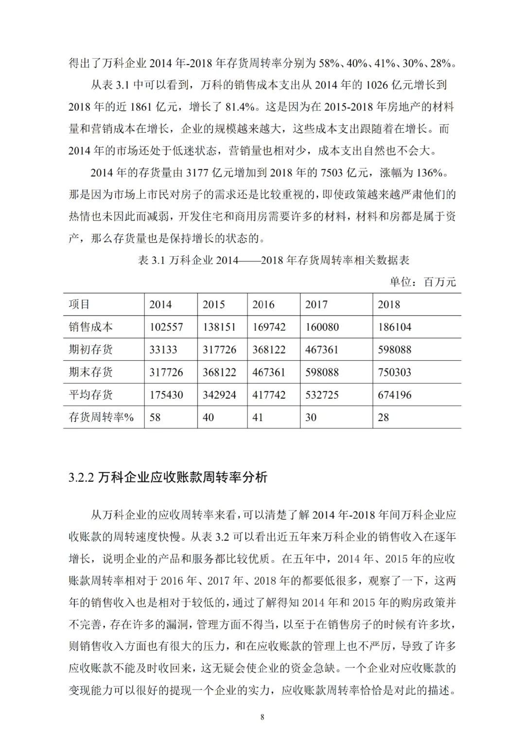 营运能力分析写成这样就可以了