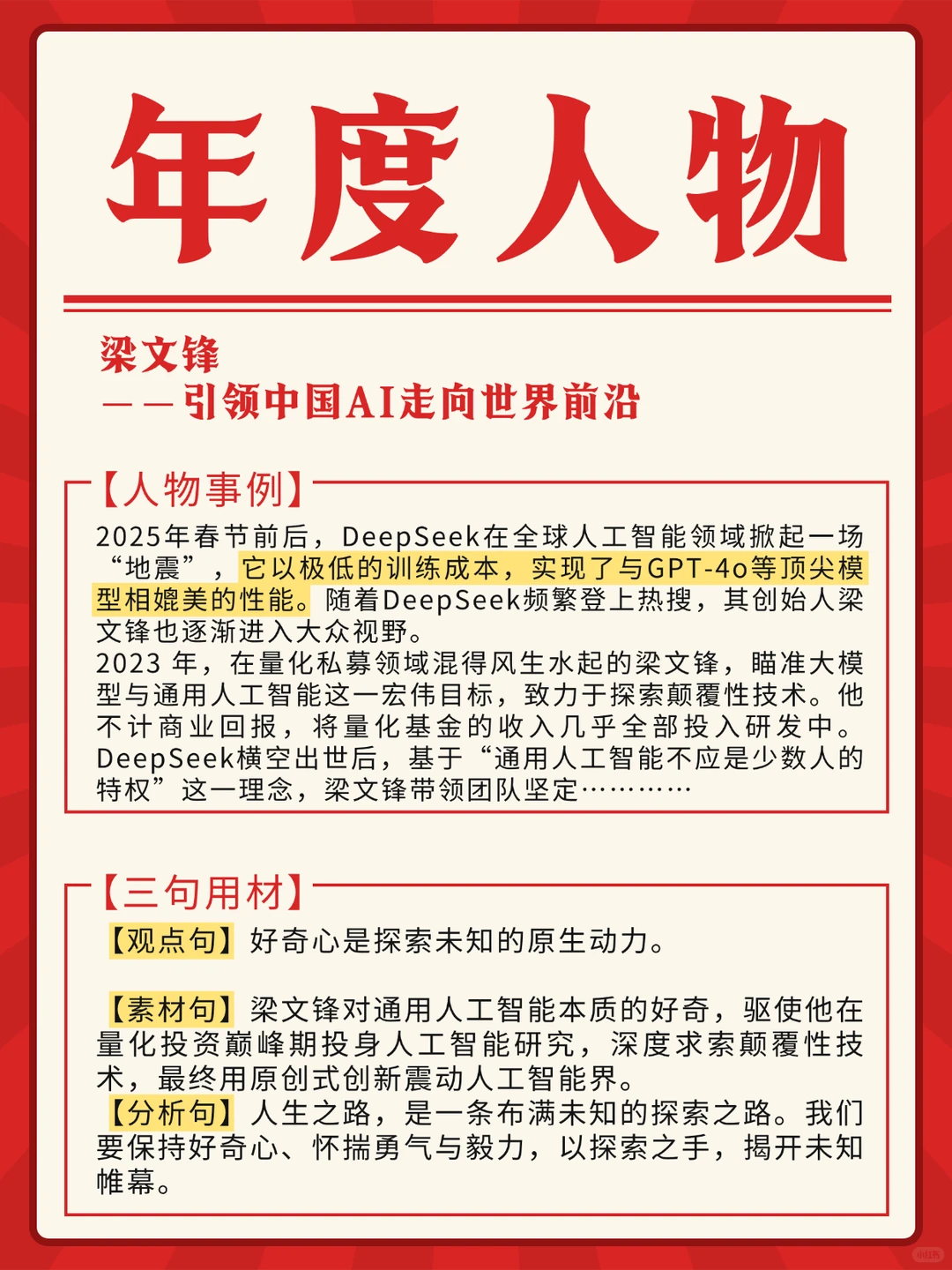 2025年度5大热点人物?太好用了