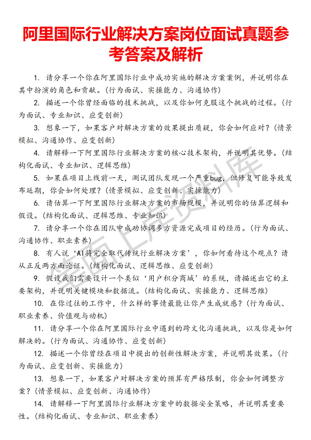 阿里国际行业解决方案