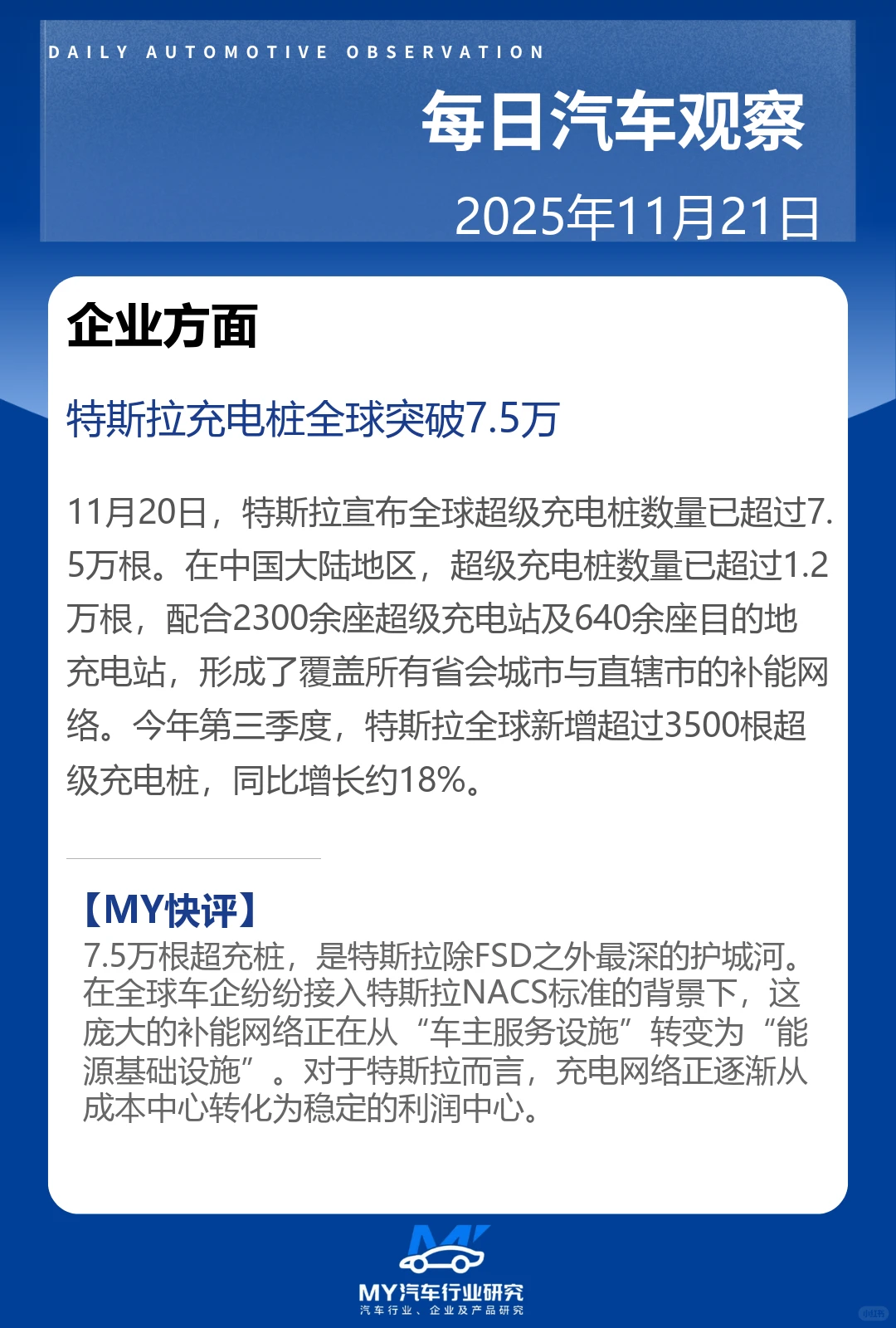 每日汽车观察 2025年11月21日