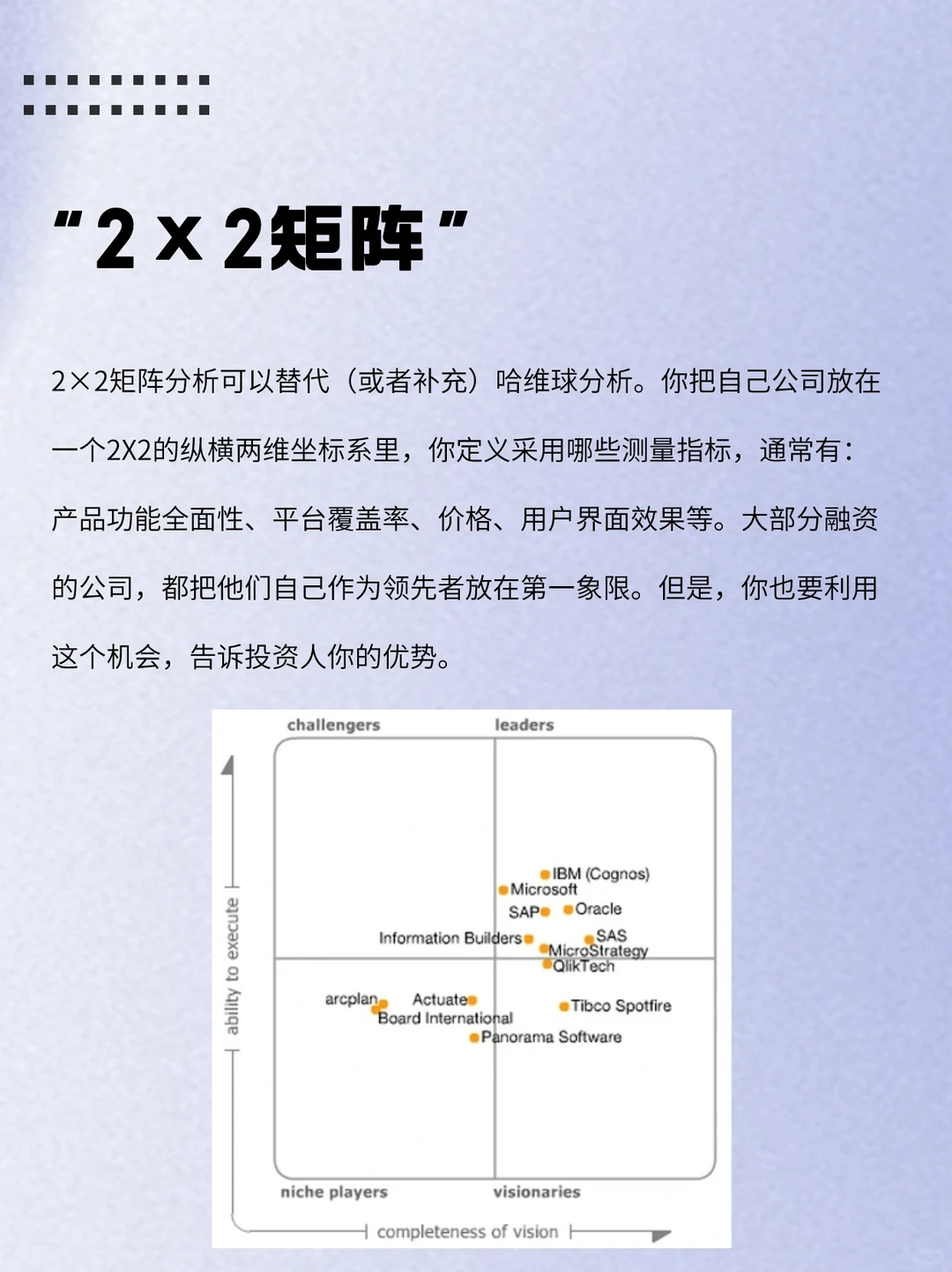 ✅干货｜商业计划书竞争分析怎么写？