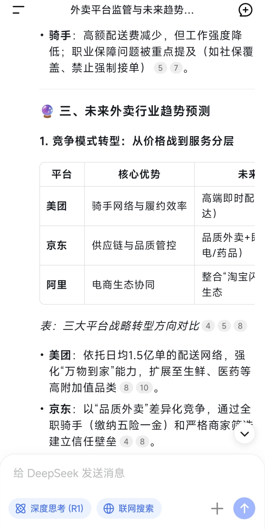外卖平台的未来趋势