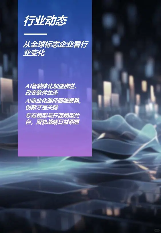2025中国AI行业最新趋势！