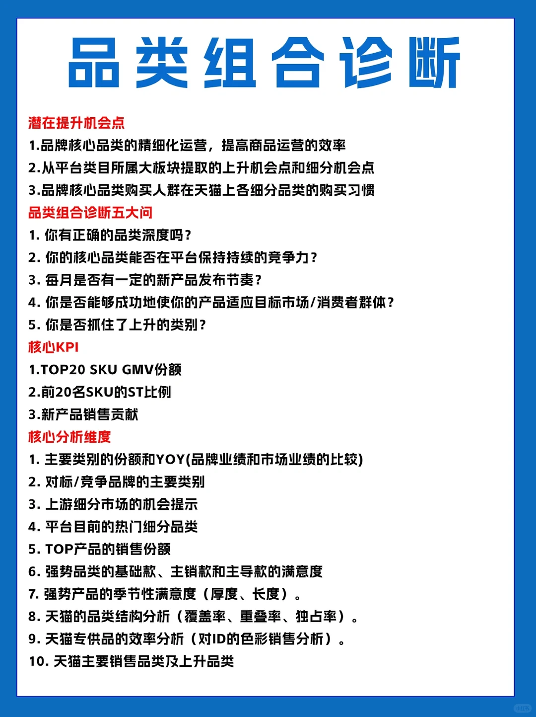 头部电商公司的品类分析专题
