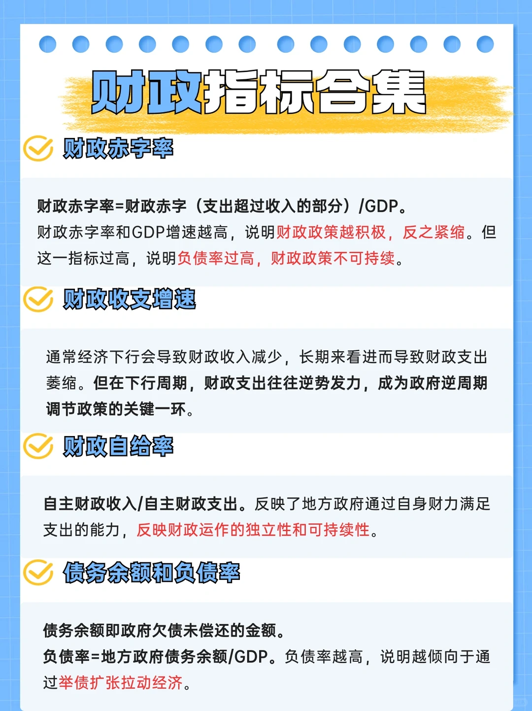 ⭐️干货｜一图说清「核心宏观经济指标」