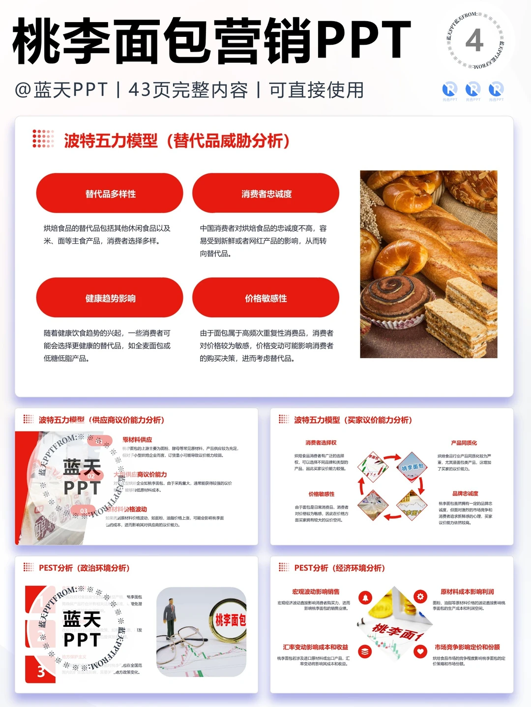 【291】桃李面包战略分析品牌营销策略PPT