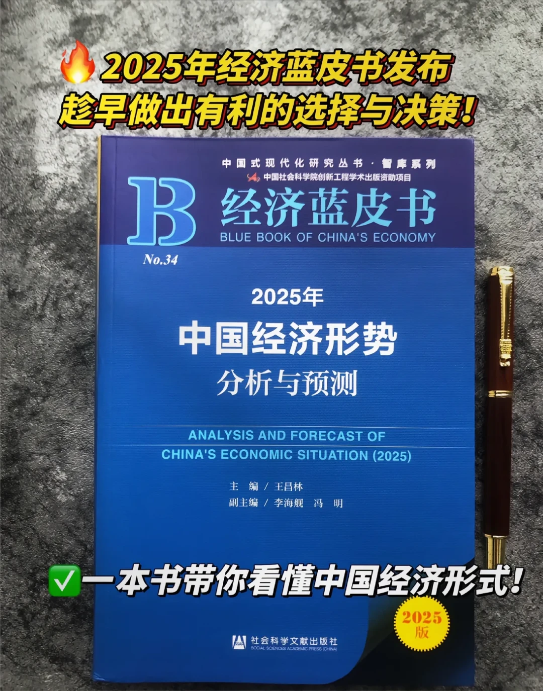 2025年中国经济蓝皮书出炉！大佬们都在研究