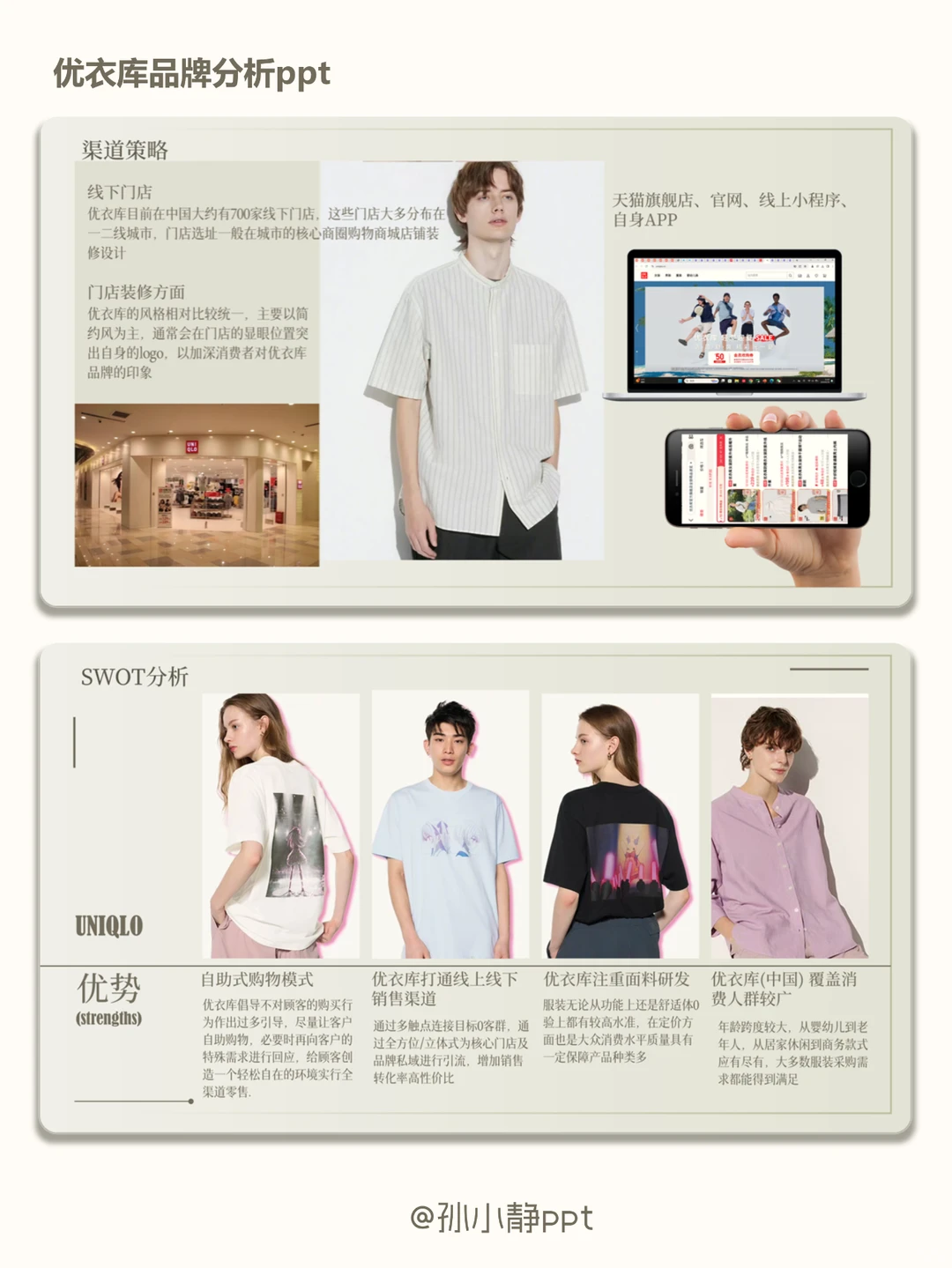 优衣库品牌分析ppt