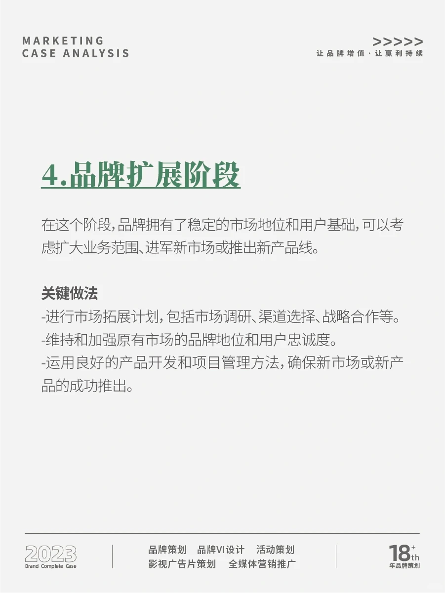 品牌发展四个打法???