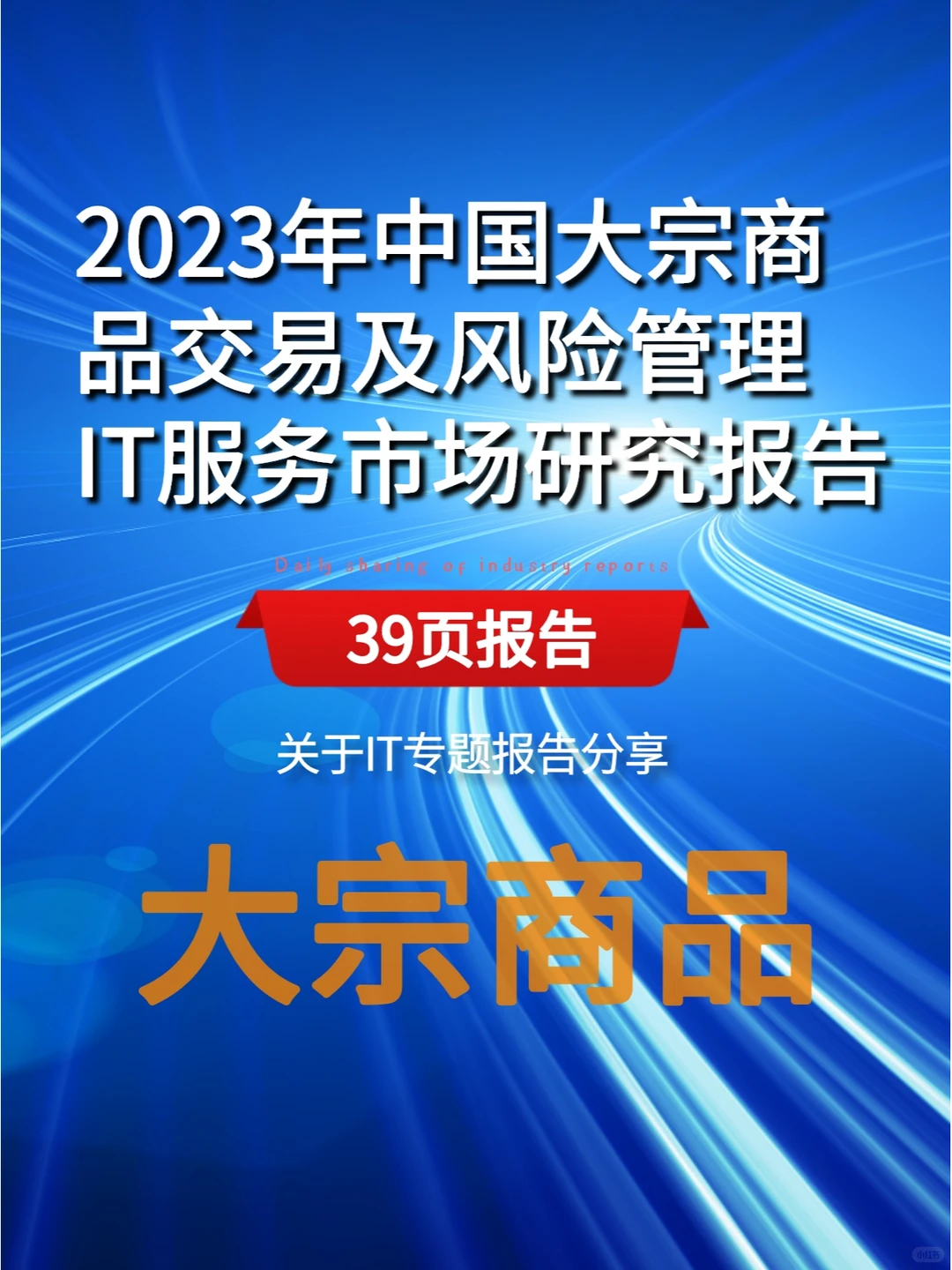 2023年中国大宗商品交易及风险管理研究报告