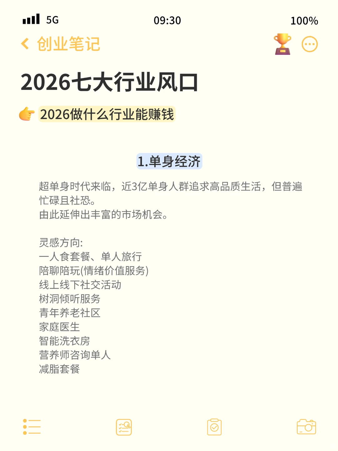 2026年七大风口行业