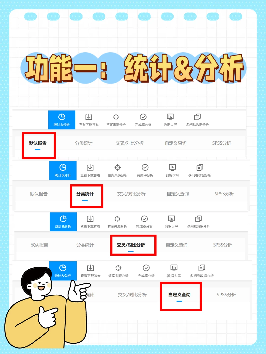 问卷救星！报告分析一步到位?
